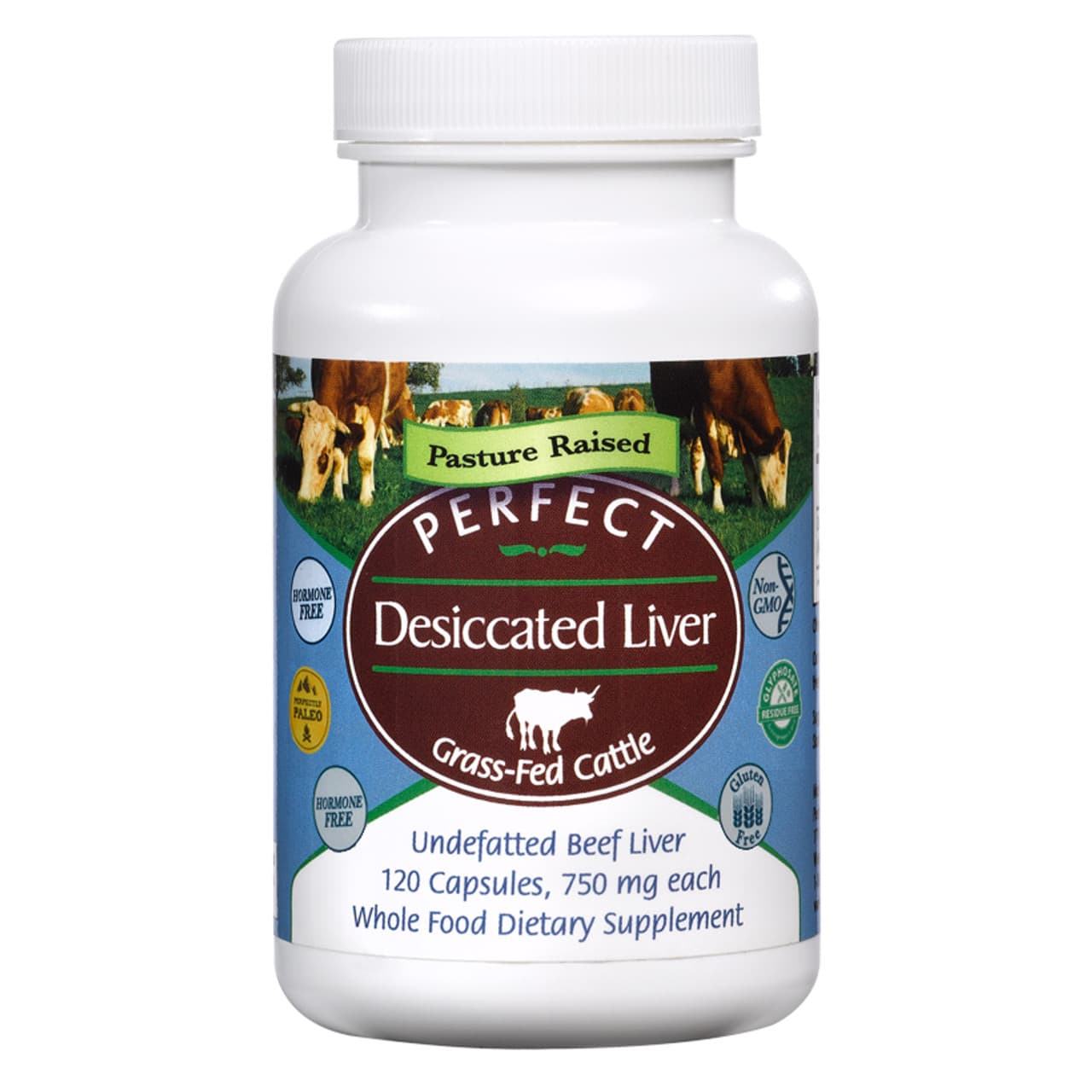 Perfect Supplements - $23.95 for bottle of beef liver caps